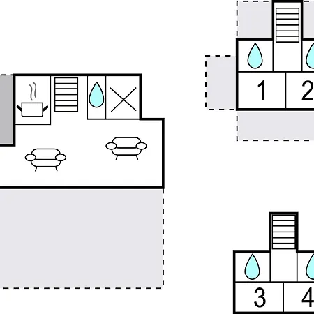 펜션 In With Outdoor Swimming Pool *